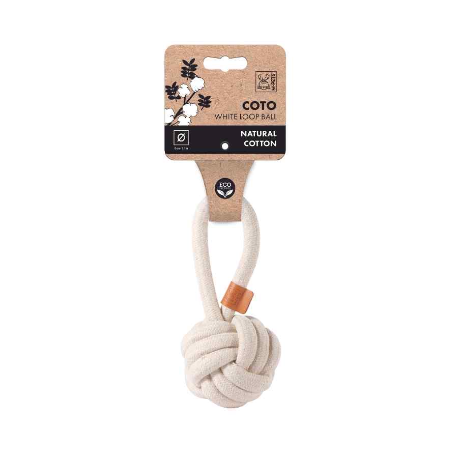 Coto Bucle De Bola Blanco 8 Cm, , large image number null